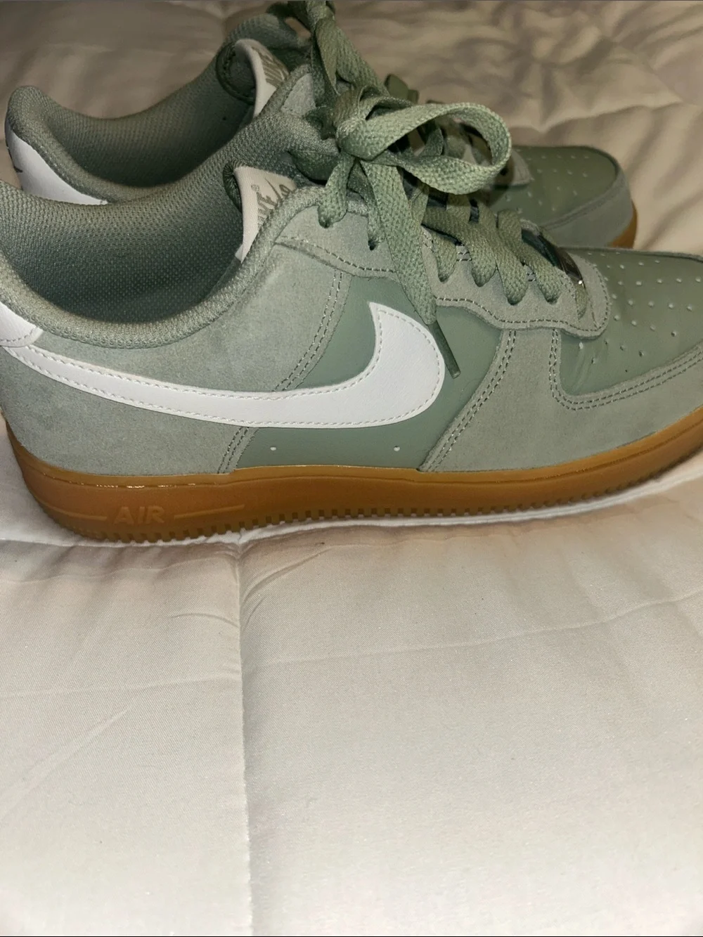 Nike Air Force 1 Low - Sage Green with Gum Sole